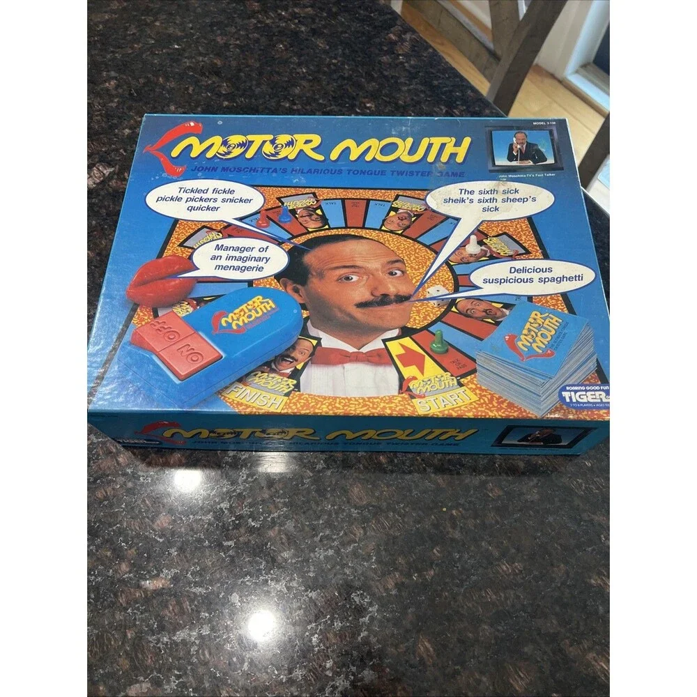 Vintage 1990 Motor Mouth Game Complete Ships Free